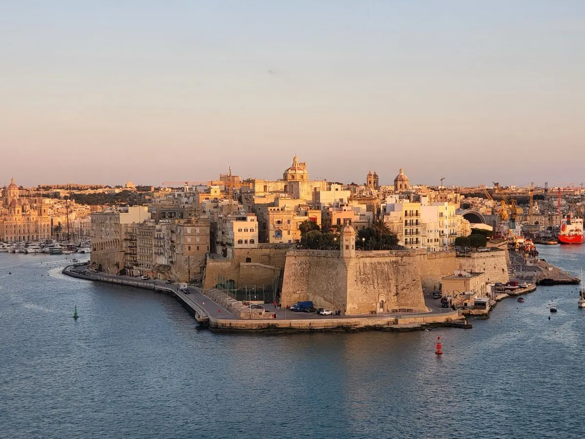 Valletta, Malta at golden hour